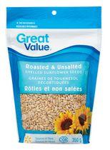 Great Value Roasted & Unsalted Shelled Sunflower Seeds
