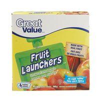 Great Value Unsweetened Apple Fruit Launchers Fruit Snacks