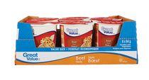 Great Value Beef Style Noodles Cup, Value Size