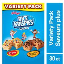 Kellogg's Rice Krispies Square Bars, Variety Pack, 30 count, 702g