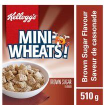Kellogg's Mini-Wheats Cereal Brown Sugar flavour, 510g