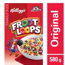 Kellogg's Froot Loops Cereal 580g, Family Size