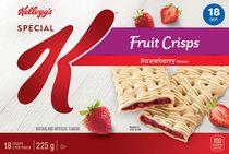 Kellogg's Special K Fruit Crisps, Strawberry Flavour, 18 count, 225g