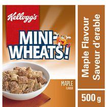 Kellogg's Mini-Wheats Cereal, Maple Flavour, 500g