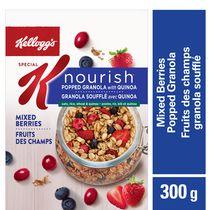 Kellogg's Special K Nourish Popped Granola with Quinoa, Mixed Berries, 300g