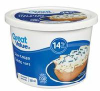 Great Value Sour Cream 14% MF