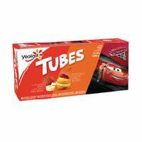 Tubes by Yoplait Cars 3 Fruit Punch/Strawberry-Banana Yogurt