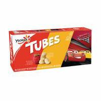 Tubes by Yoplait Cars 3 Raspberry/Banana Yogurt - Limited Edition