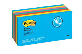 Post-it 3" X 3" Jaipur Collection Notes
