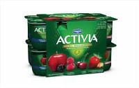 Activia Raspberry/Apple-Blackberry/Strawberry-Rhubarb/Cherry 2.9% M.F. Probiotic Yogurt