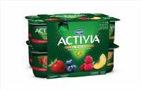 Activia Strawberry/Blueberry/Raspberry/Peach 2.9% M.F. Probiotic Yogurt