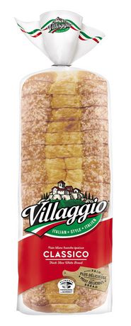 VILLAGGIO Classico Thick Sliced Italian Style White Bread