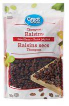 Great Value Seedless Thompson Raisins