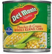 DEL MONTE Corn Whole Kernel-Peaches Cream