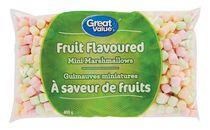 Great Value Fruit Flavoured Mini Marshmallows