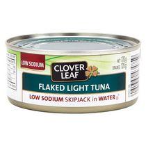 CLOVER LEAF® Low Sodium Flaked Light Tuna, Skipjack in Water