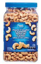 Great Value Roasted & Unsalted Cashews
