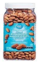 Great Value Natural Raw Almonds