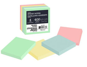Self Stick notes in assorted pastel