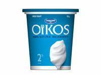 OIKOS Plain 2% M.F. Greek yogurt