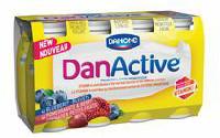 DanActive Blueberry/Pomegranate-Berry 1.5% M.F. Drinkable probiotic yogurt