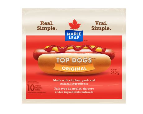 Maple Leaf Top Dogs Original Wieners