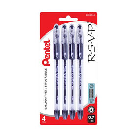 R.S.V.P. Black Ballpoint Pen 0.7mm