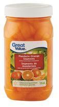 Great Value Mandarin Segments in Grape Juice