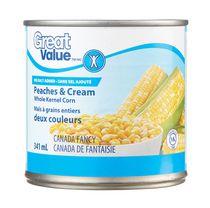 Great Value No Salt Peaches & Cream Whole Kernel Corn