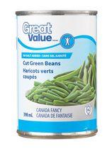 Great Value No Salt Cut Green Beans
