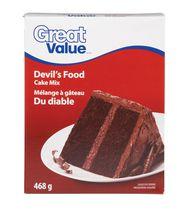 Great Value Devil's Food Cake Mix