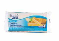 Great Value Light Processed Cheese Slices