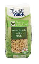 Great Value Organic Green Lentils