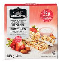 Our Finest Greek Yogurt and Strawberry Protein Chewy Bars