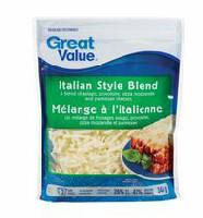 Great Value Italian Style Blend Shredded Cheese