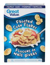 Great Value Family Size Frosted Corn Flakes