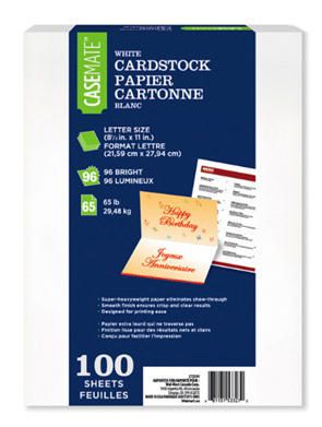 Casemate White Cardstock