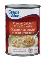 Great Value Creamy Chicken & Corn Soup