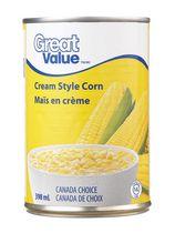 Great Value Cream Style Corn