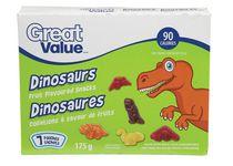 Great Value Dinosaur Fruit Snacks