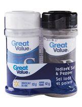 Great Value Iodized Salt & Pepper
