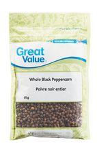 Great Value Whole Black Peppercorn Spice