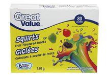 Great Value Squirts Fruit Snacks