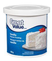 Great Value Vanilla Icing