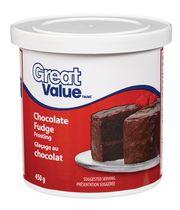 Great Value Chocolate Fudge Icing