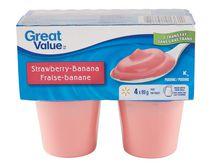 Great Value Strawberry-Banana Pudding