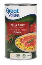 Great Value Hot & Spicy Pasta Sauce