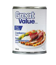 Great Value Jellied Cranberry Sauce