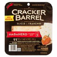 Cracker Barrel Natural Slices Habanero Monterey Jack