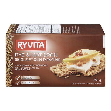 Ryvita Rye & Oat Bran Wholegrain Rye Crispbread